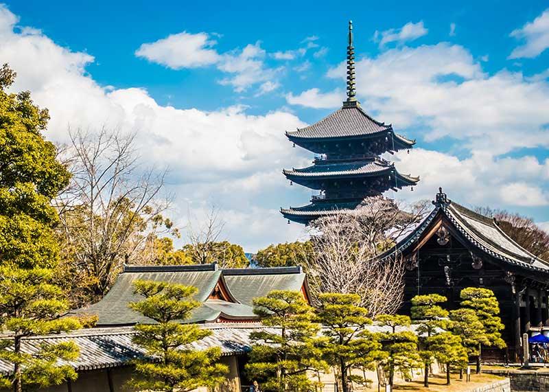 京都のランドマーク、東寺五重塔が気になる！ | 着物大事典 着物コラム 