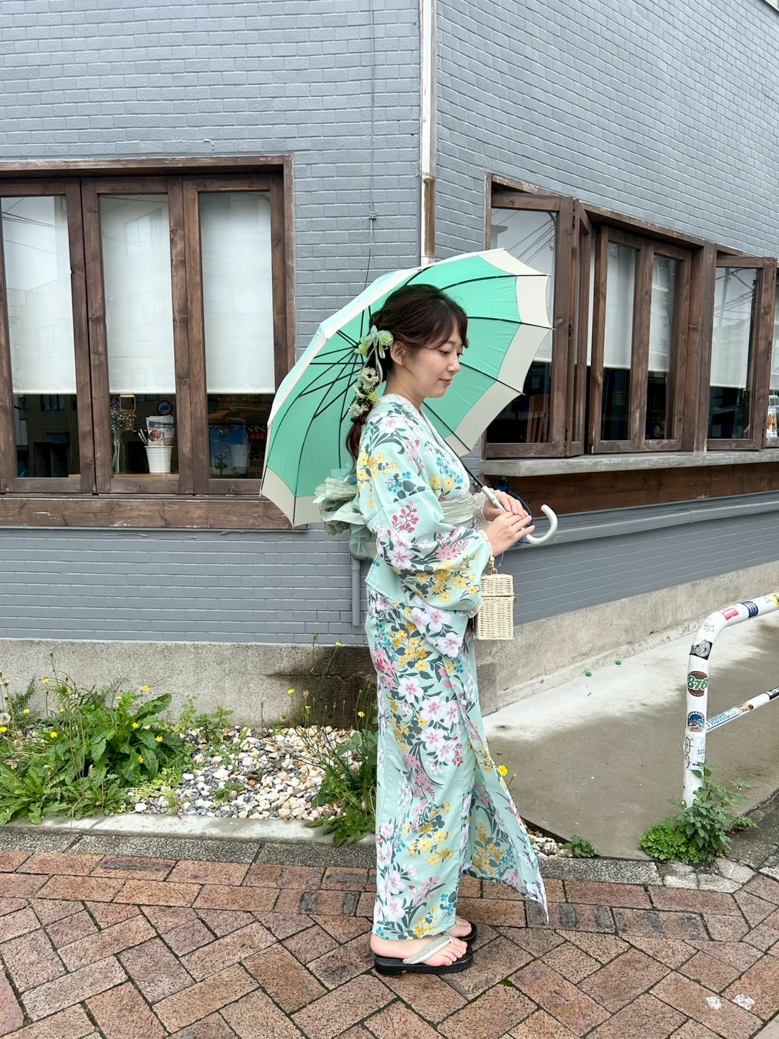 雨の日も浴衣を楽しもう♡