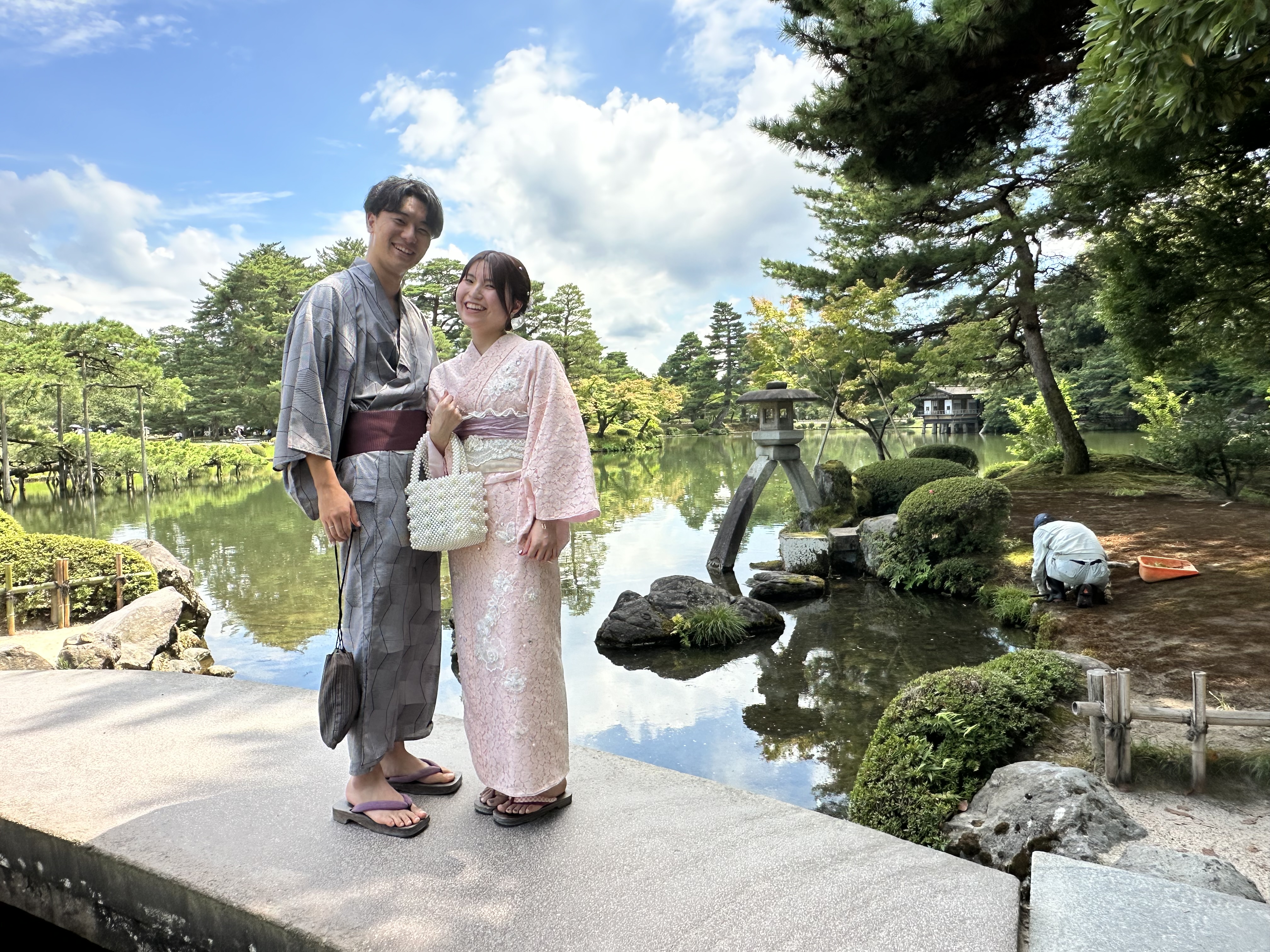 金沢兼六園店♡浴衣カップルで兼六園