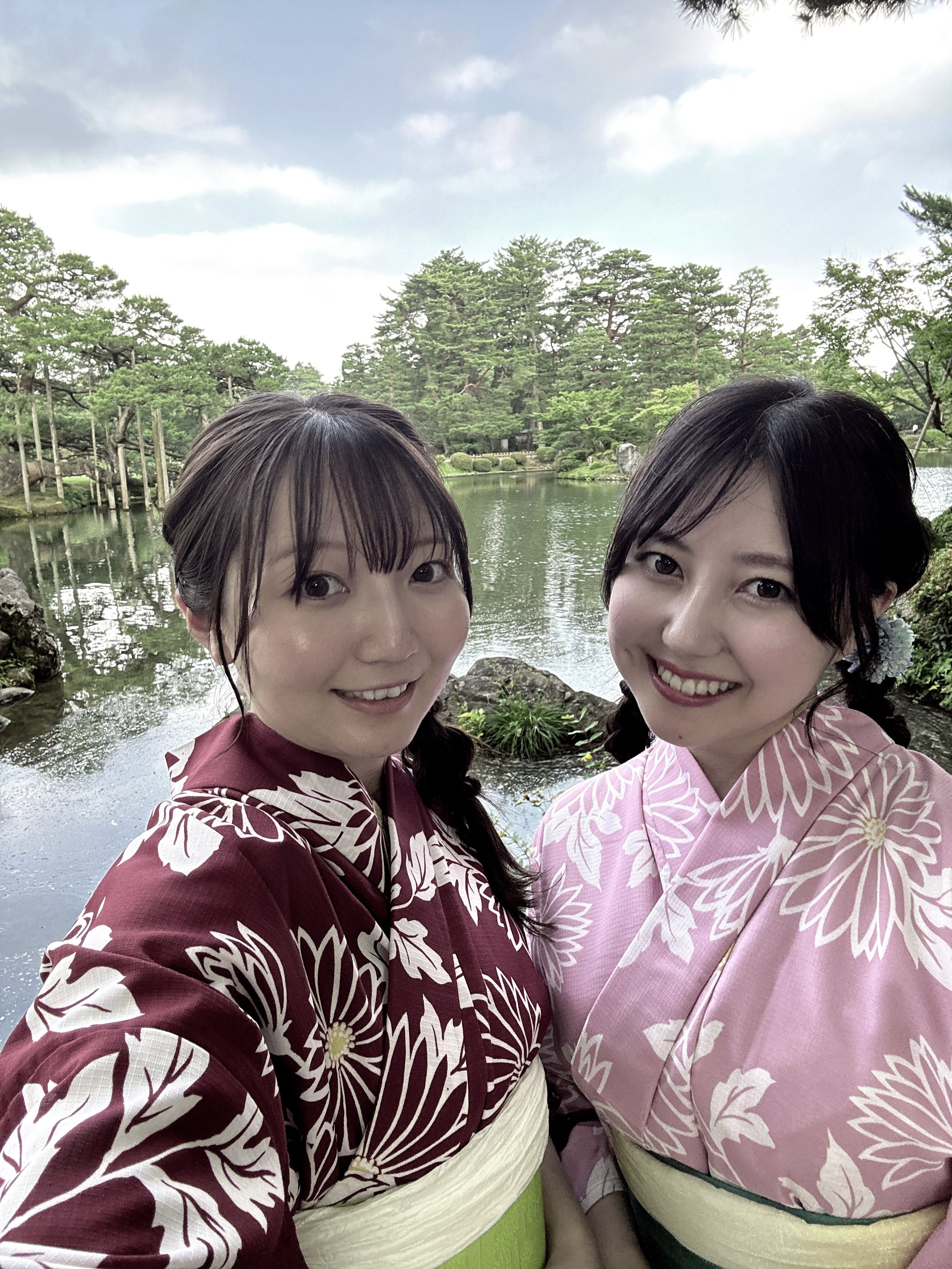 金沢兼六園店♡レトロ浴衣で
