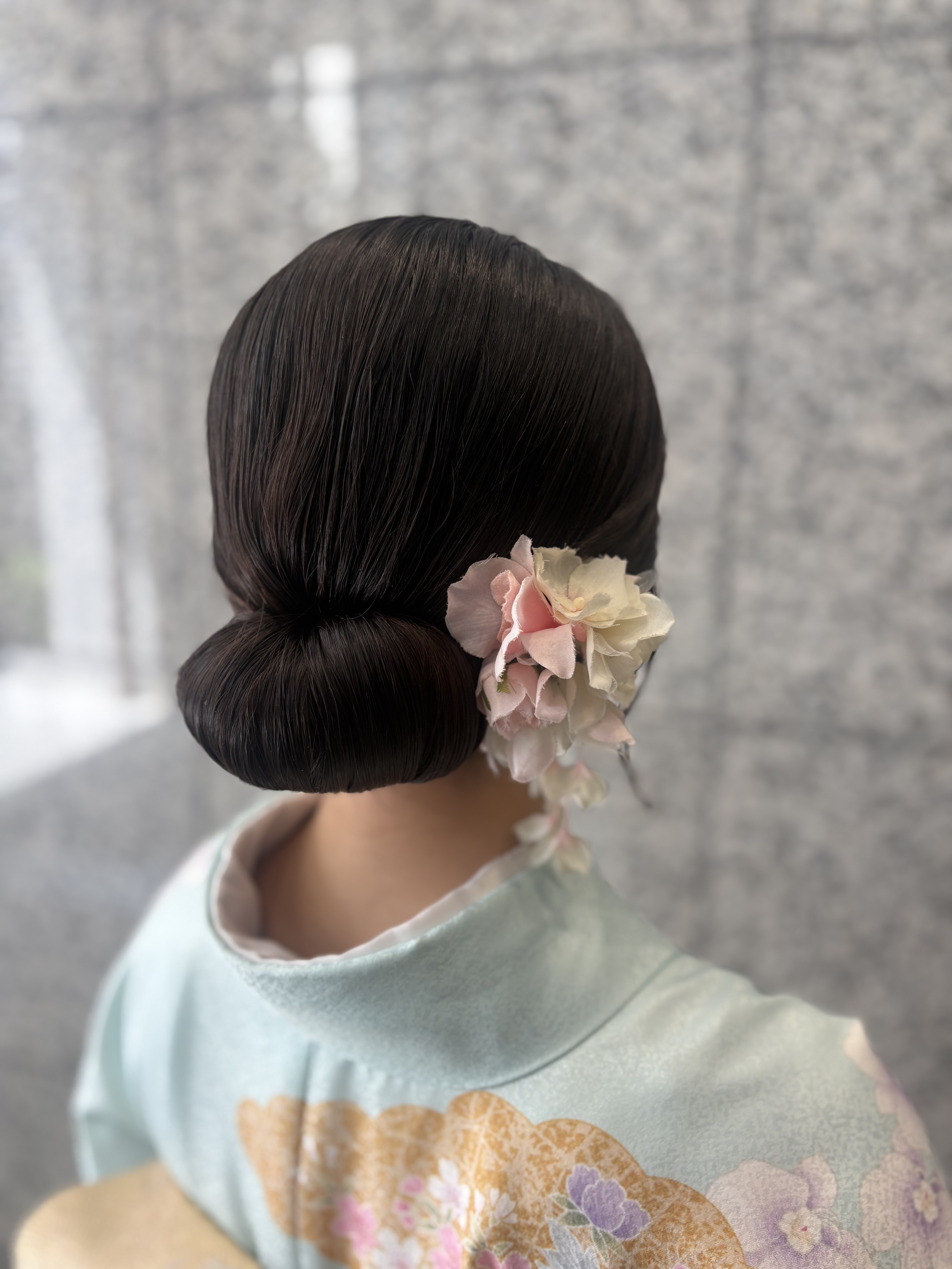 簡単なヘアセット！　訪問着にもぴったり♡