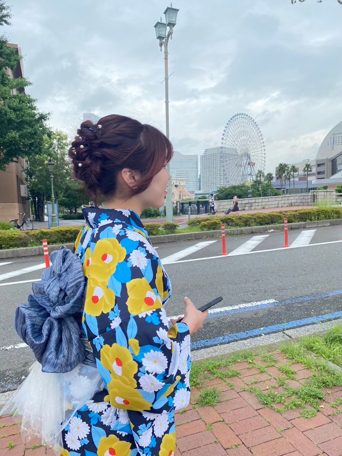 浴衣ヘアも可愛いく♥️