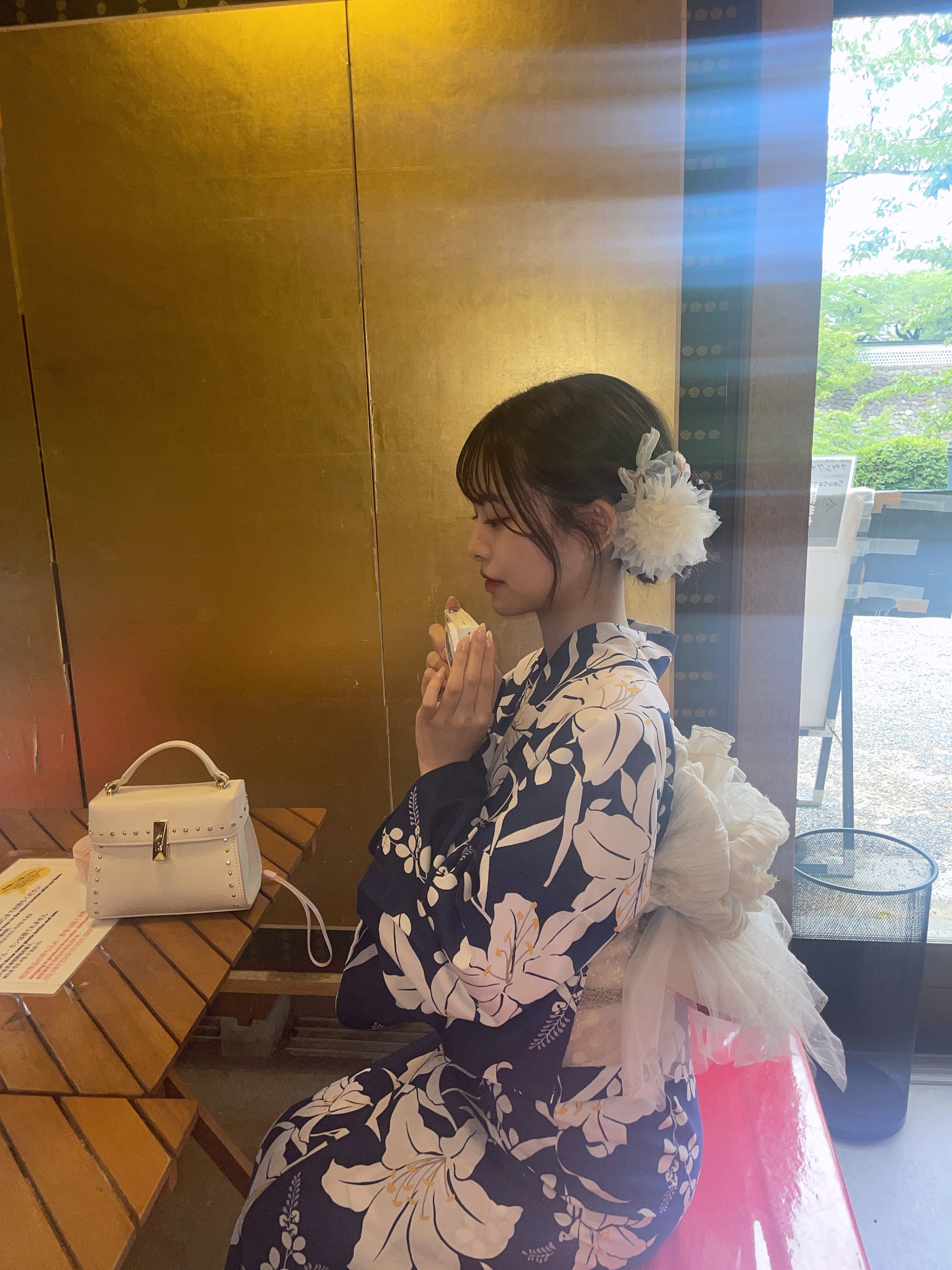 バサラ兼六園店♡可愛い浴衣でひと休み
