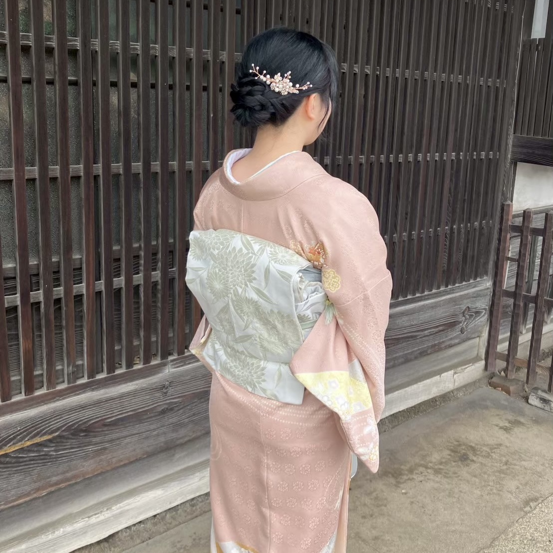 倉敷着物レンタル お祝い事には綺麗な訪問着で✨