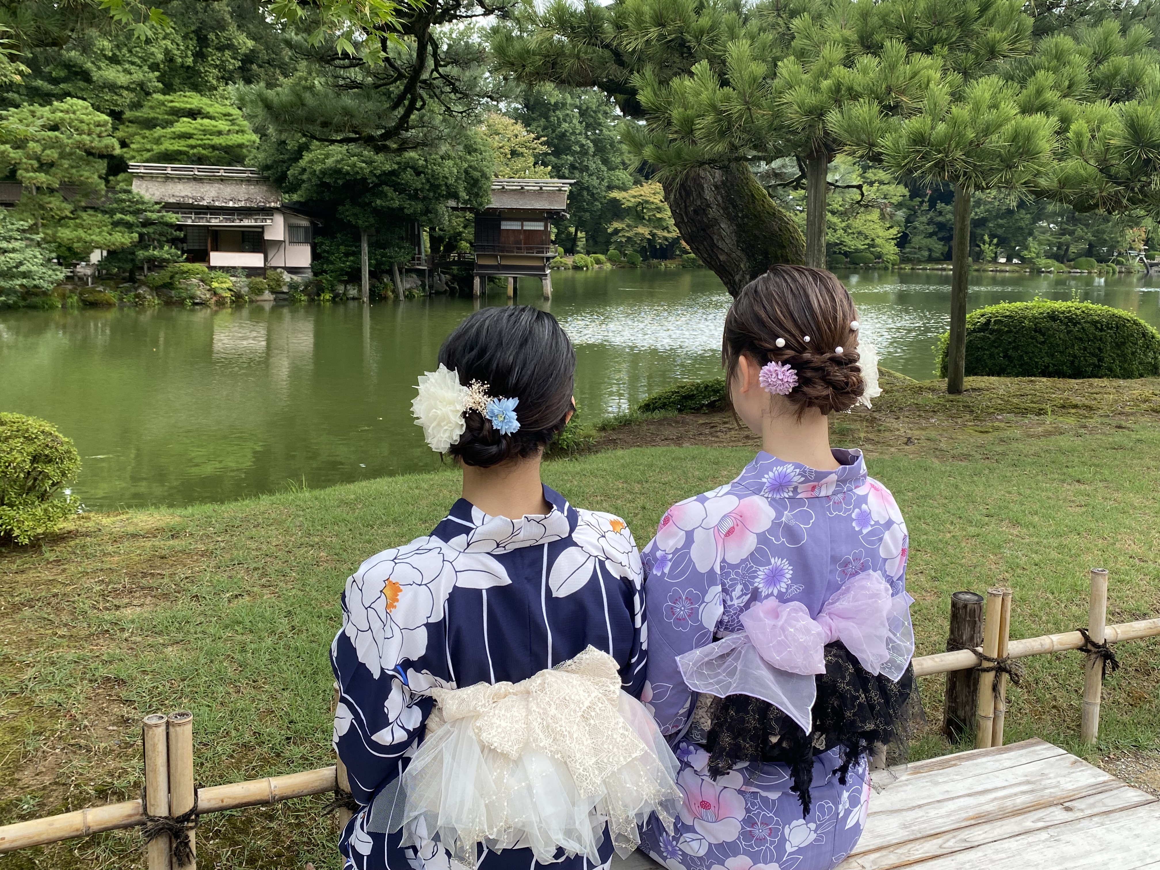 金沢兼六園店♡素敵な浴衣で兼六園