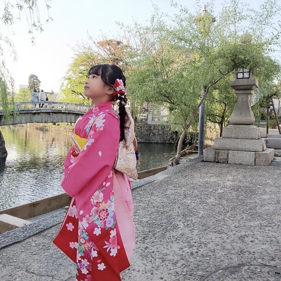 倉敷七五三　岡山七五三　美観地区で綺麗なお写真残しませんか？