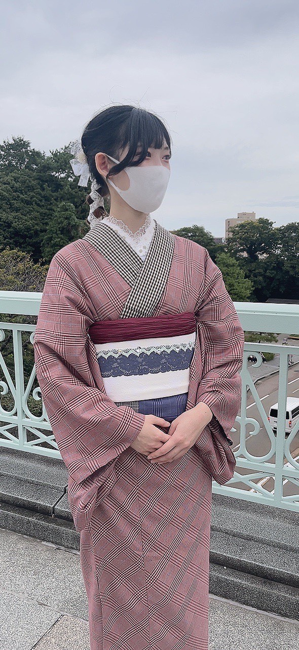 VASARA金沢駅前店/チェック柄のお着物✨