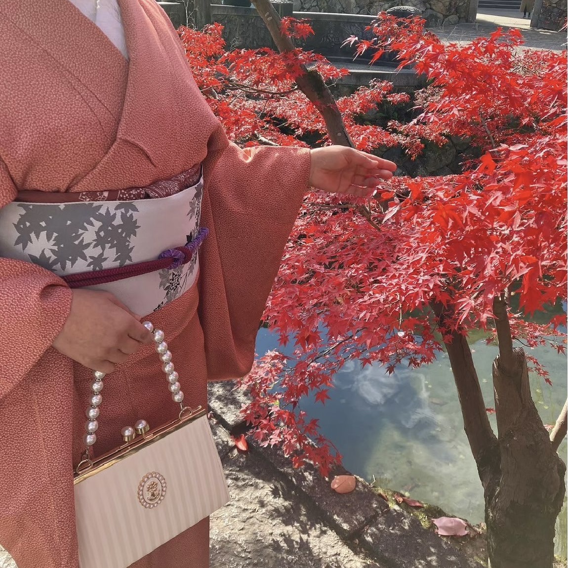 倉敷着物レンタル　紅葉の時期は着物でお出かけ?