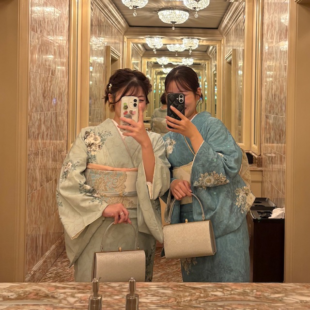 着物レンタルVASARA大阪梅田店/訪問着でアフタヌーンティーへ♪