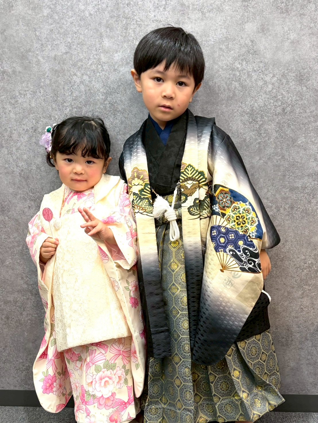 七五三可愛い着物揃ってます(*´∀`*)