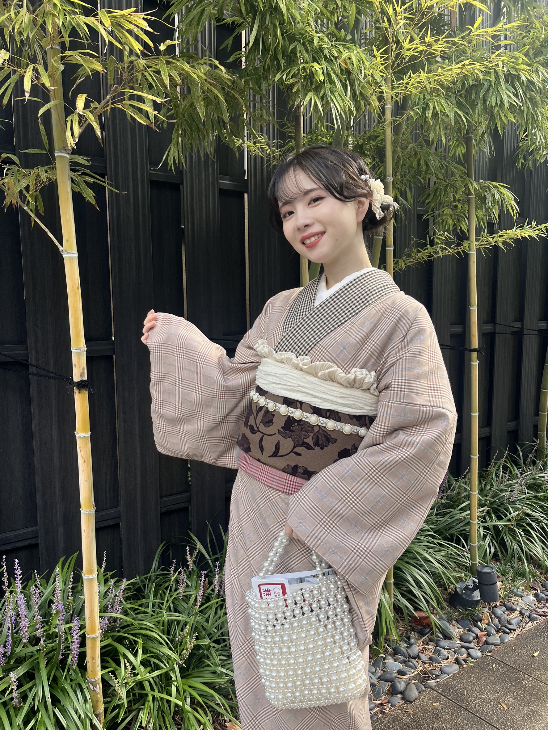 vasara兼六園店♡新作着物でハイポーズ