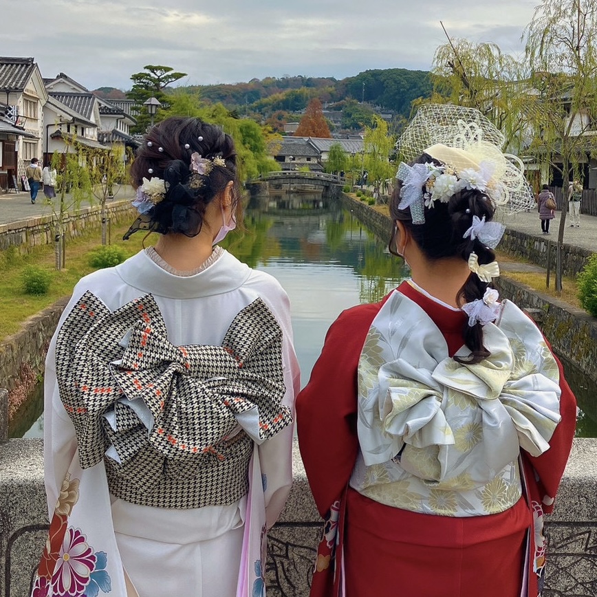 倉敷着物レンタル VASARAオリジナルの二尺袖プレミアム人気です!