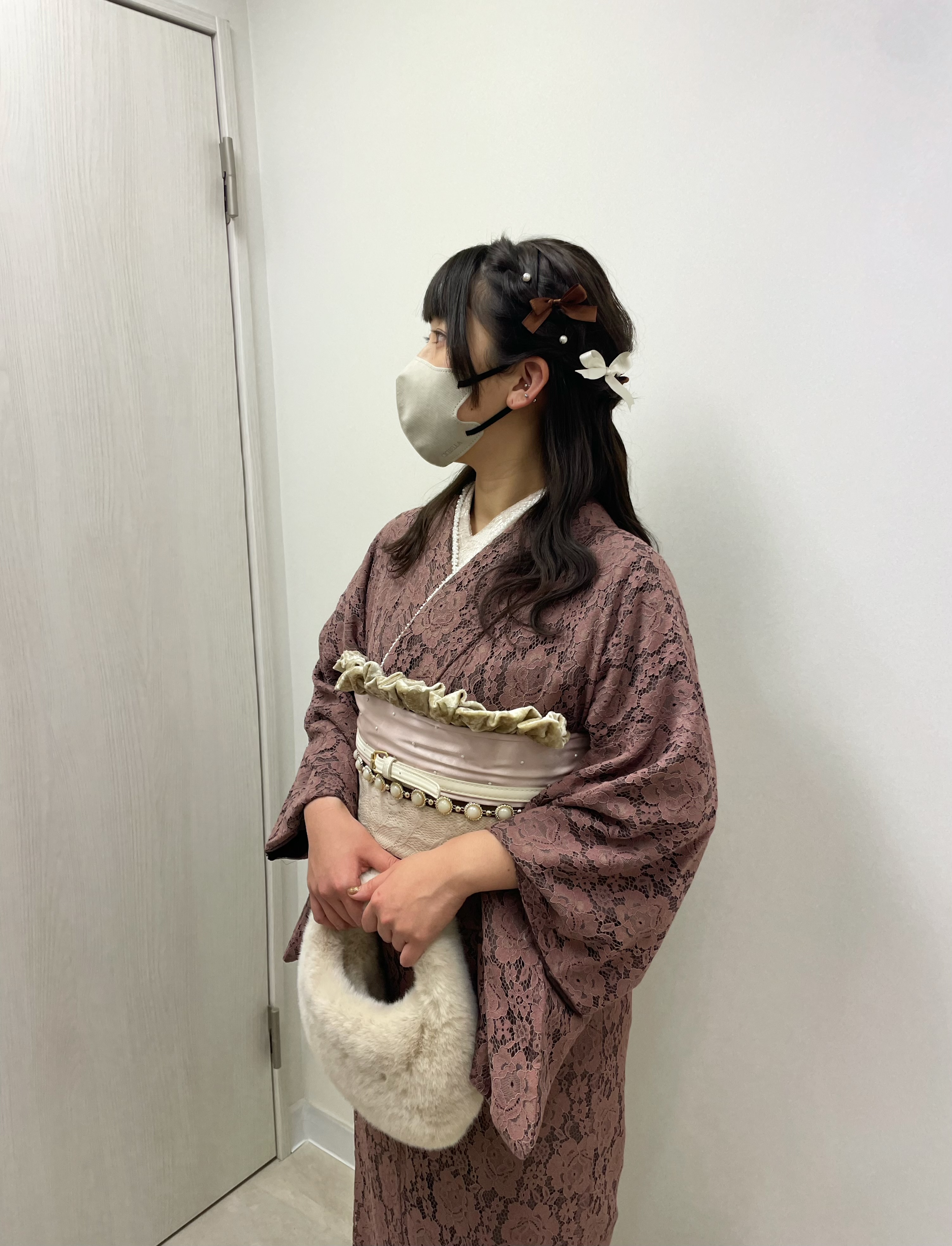 川越着物レンタルVASARA/ハーフアップヘアセット人気です☺︎