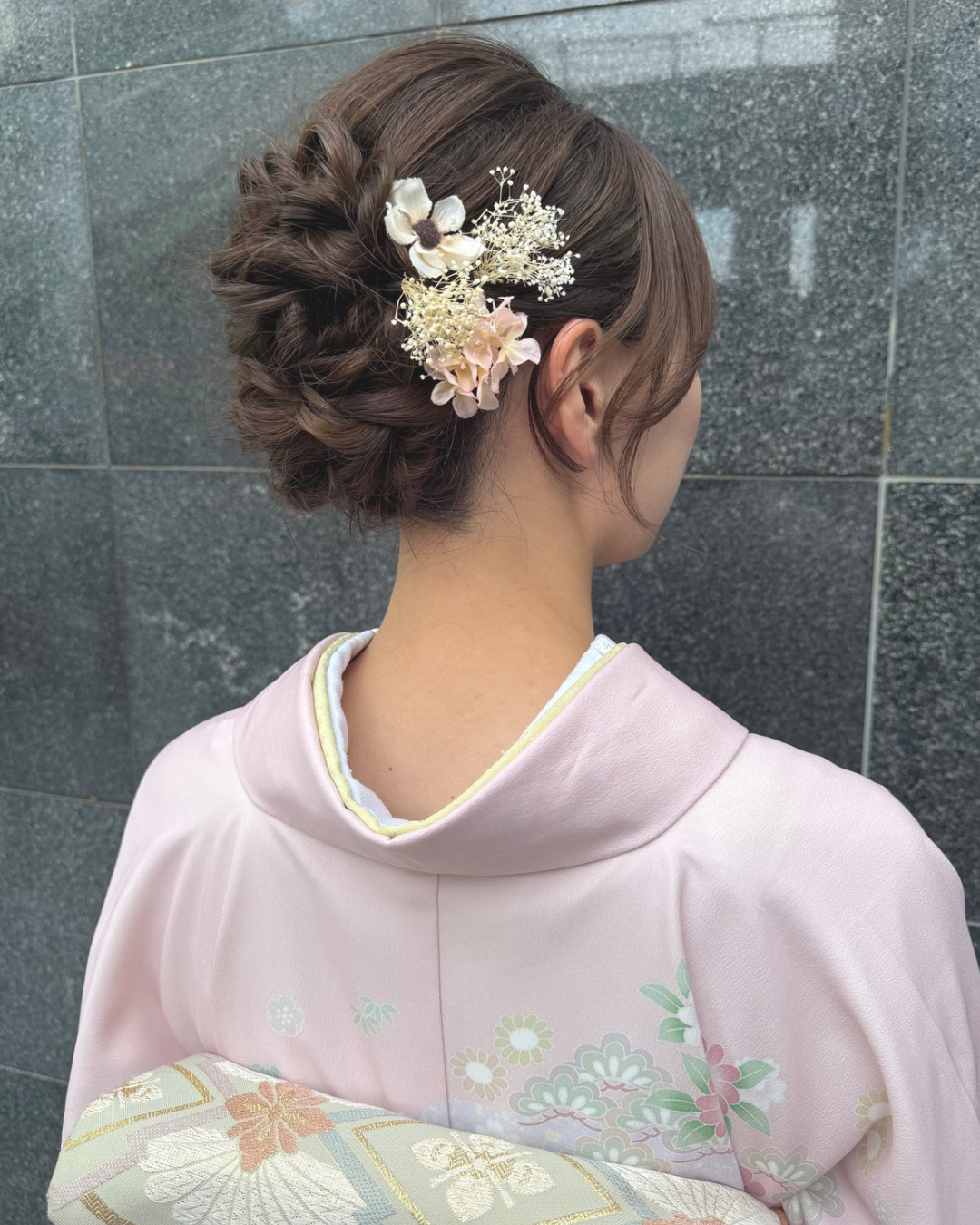 【渋谷】結婚式の訪問着レンタル/ヘアセットOK