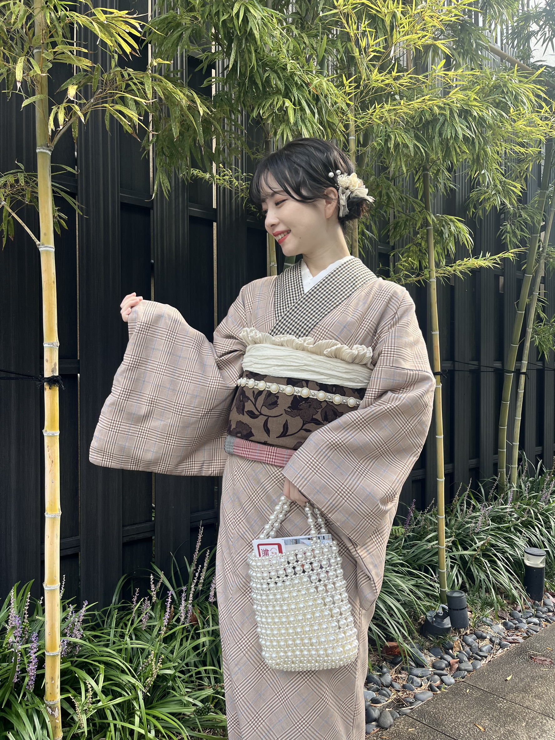 金沢兼六園店♡新作着物で