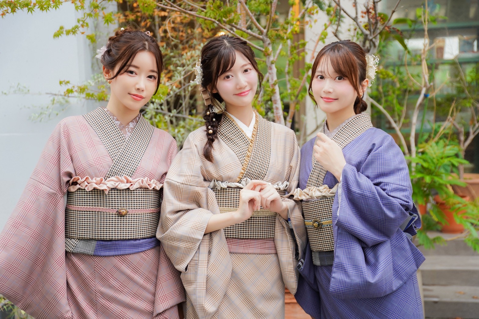 初詣はお着物で♪