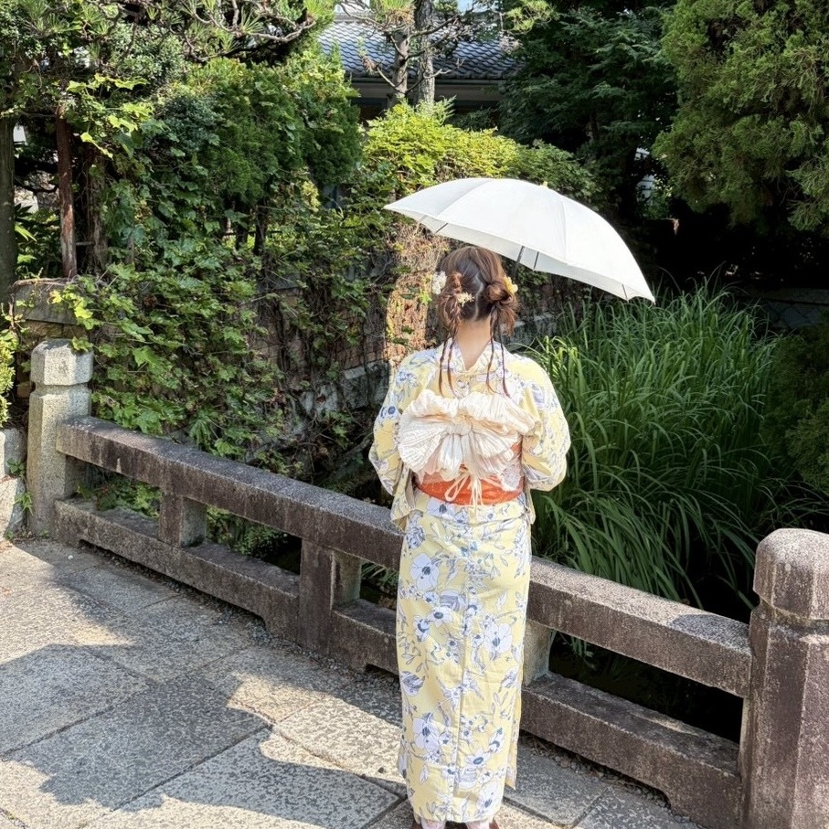 倉敷着物レンタル 浴衣で観光やお祭り行きましょ〜